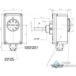 Термостат Imit занурювальний 0°C...90°C 542470c