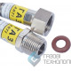 Шланг газ 1/2"х1/2" гайка-штуцер 40см Шланг газ 1/2"х1/2" гайка-штуцер 40см