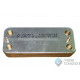 Теплообмінник вторинний Zilmet для котлів TeploWest BASIS ,Airfel , Hi-Therm Optimus арт. DO345-2,17B1901218, 3000001164,7021820020,17B1901230.