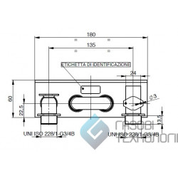 Теплообменник монотермический для котлов Baxi. CM20AL/14 Теплообменник монотермический для котлов Baxi. CM20AL/14