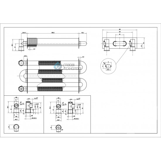 Основний Монотермічний Теплообмінник для котлів Immergas Mini 24 kw, Mini 24 kw Special ,арт.1.018959 , 3.026996