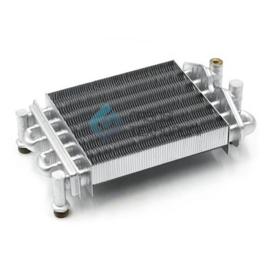 Основний Бітермічний Теплообмінник  52111 для котлів Nobel 18 SE Pro, Altogas, Maxi Boilers, Rocterm
