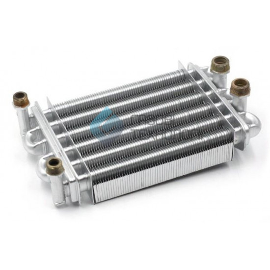 Основний Бітермічний Теплообмінник  52111 для котлів Nobel 18 SE Pro, Altogas, Maxi Boilers, Rocterm