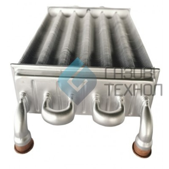Основний Бітермічний Теплообмінник Westen Quasar D 24F, Baxi Mainfour 24F 225 мм (5700520) Основний Бітермічний Теплообмінник Westen Quasar D 24F, Baxi Mainfour 24F 225 мм (5700520)
