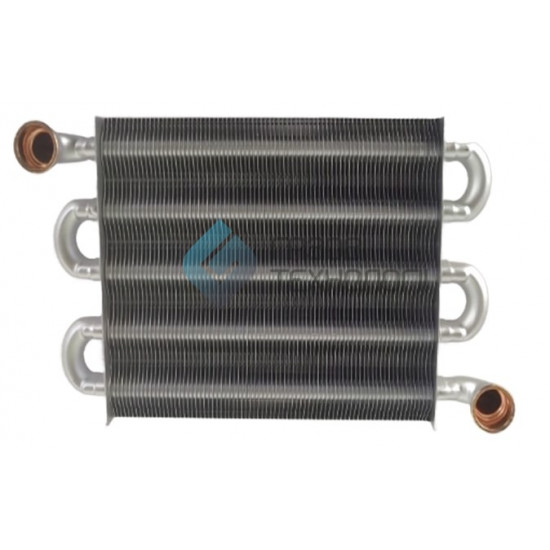 Основний Початковий Теплообмінник для котлів Sime 25 BF ➣ Format DGT, Brava ONE, Brava SLIM, 65106297, 6174275, 65113395, 65113396, 65119090