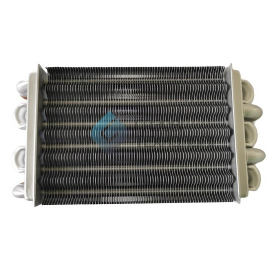 Теплообмінник для котла Ariston Egis 24 кВт під скобу (короткий, 220 мм) 65106300