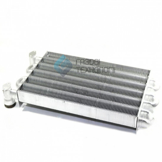 Основний Монотермічний Теплообмінник для котлів  Hermann, Tiberis, Italtherm 28 E | 30 SE,  H015004840