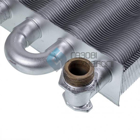 Основний Монотермічний Теплообмінник для котлів Hermann, Tiberis, Italtherm 24 кВт, H015005000 9 (арт.15005000)