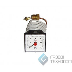 Манометр (квадратный) для котлов. 45*45мм. 050763