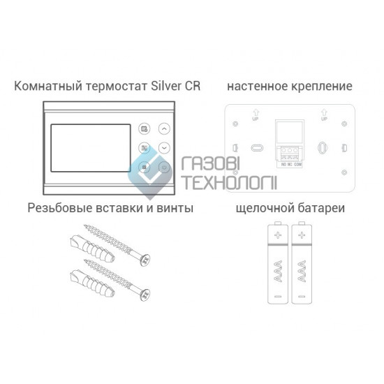 Провідний електронний програмований термостат 578820 Провідний електронний програмований термостат 578820