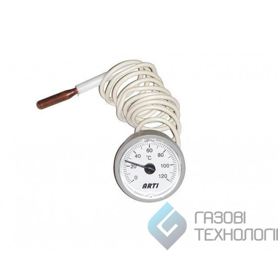 Термометр (круглий) для котлів. CT 37
