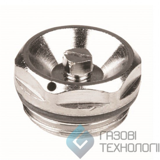 Ручной воздухоотводчик, нікель, 1/2", АСЕ 0420043900