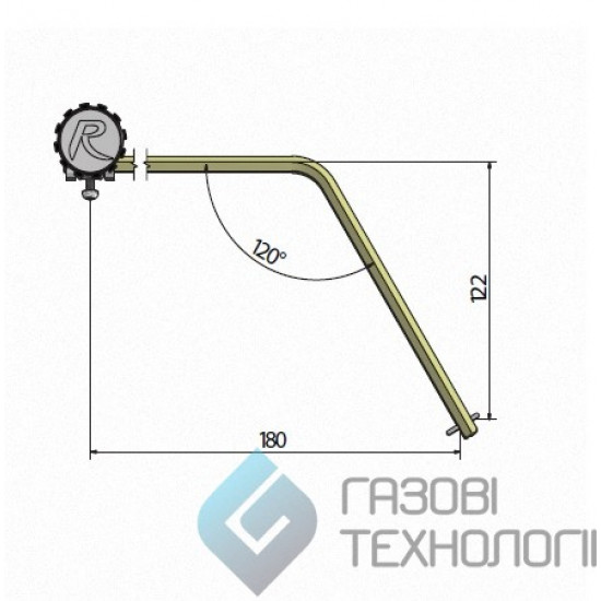 Регулятор тяги для твердопаливних котлів (RT 4) - 14631, 13878