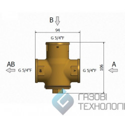 Вентиль Regulus TSV5B 5/4“ (DN 32) 65°C. 11808.