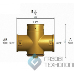 Вентиль TSV8B 2“ (DN 50) 45°C. 12977. Вентиль TSV8B 2“ (DN 50) 45°C. 12977.